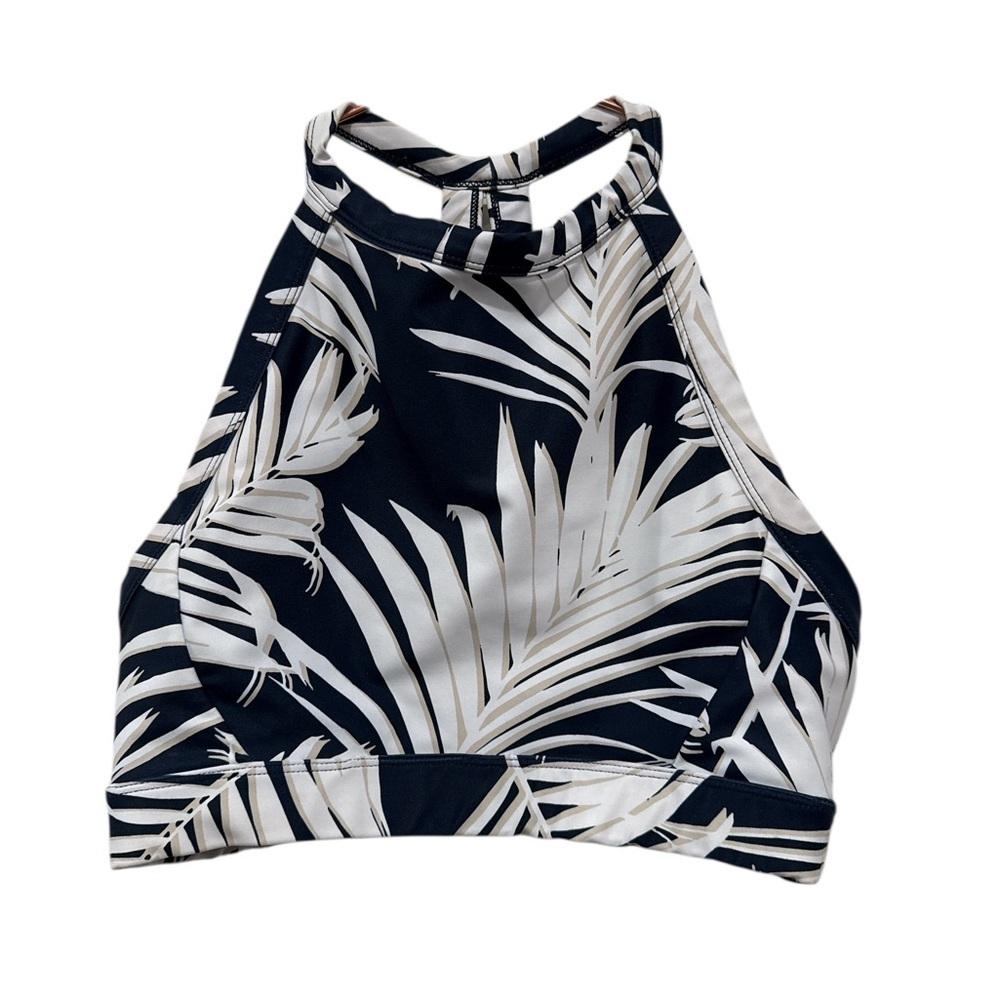 SoulCycle Navy and White Sports Bra. Size M